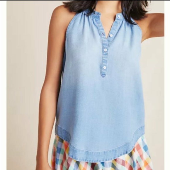 Anthropologie Cloth & Stone Clearwater Swing Tank - Picture 2 of 5